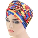 Foulard africain - turban élégant pour femme