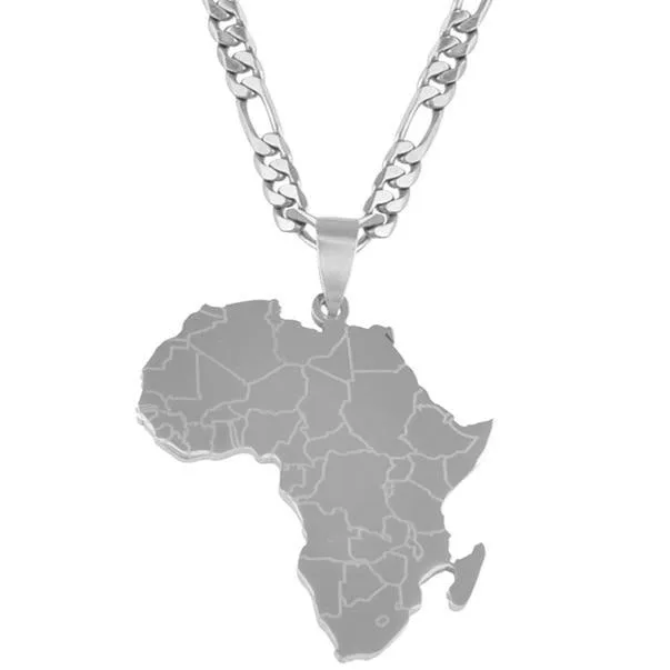 Colliers africains - Pendentif silhouette Afrique – Image 3