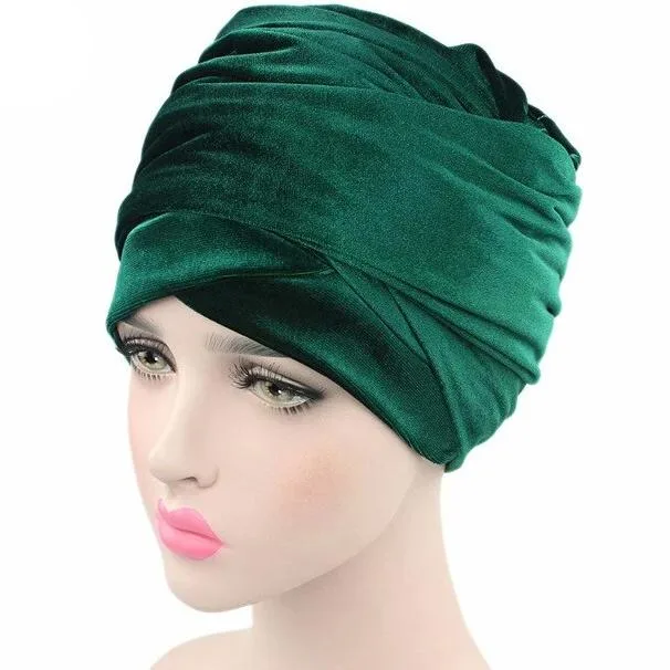 Foulard africain en velours – Image 2