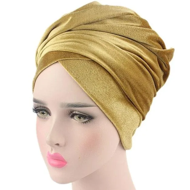 Foulard africain en velours – Image 3