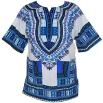 Chemises africaines pour Homme - Chemise bleue style africain