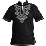 Chemises africaines pour homme - Haut à manches courtes style africain