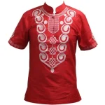 Chemises africaines pour homme dashiki écarlate