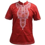 Chemises africaines pour homme - Dashiki écarlate