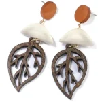 Boucles d'oreilles africaines pendantes