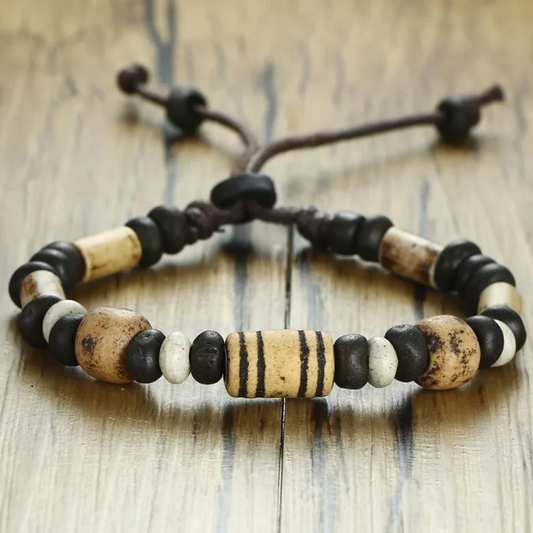 Bracelets africains pour homme en perles
