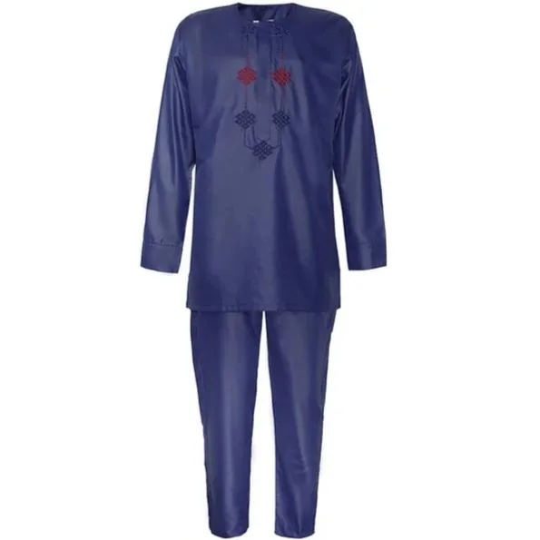 Boubous africains pour homme ensemble deux pièces – Image 2