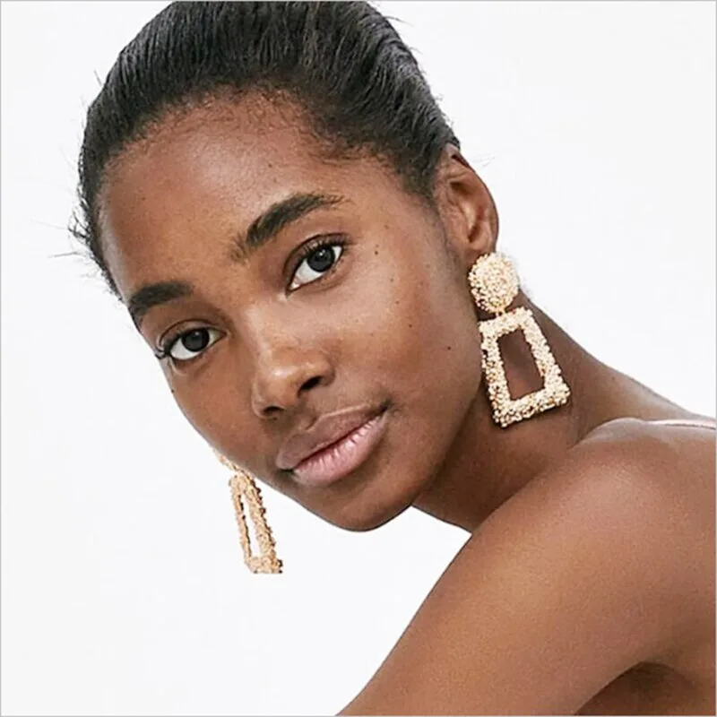 Boucles d'oreilles pendantes africaines