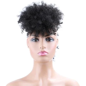 Perruques afro demi tête