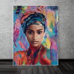 tableau femme africaine