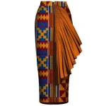 Jupes africaines crayon à motif tribal