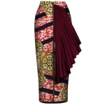 Jupes africaines crayon en pagne