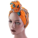 Foulard africain turban en tissu