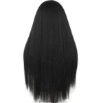 Perruques afro ébène satinée