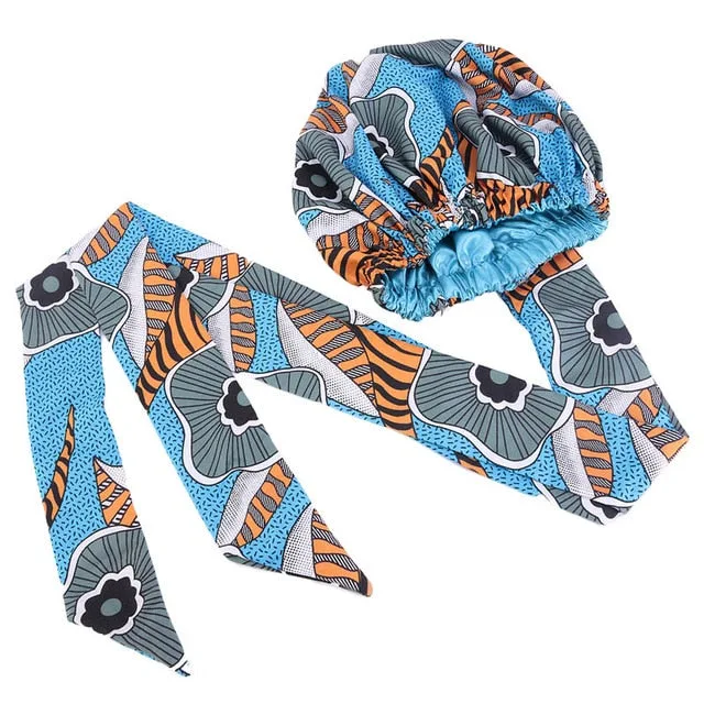 Foulard africain chapeau enveloppant – Image 3