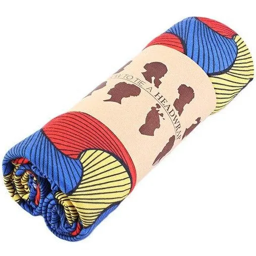 Foulard africain turban bazin – Image 2