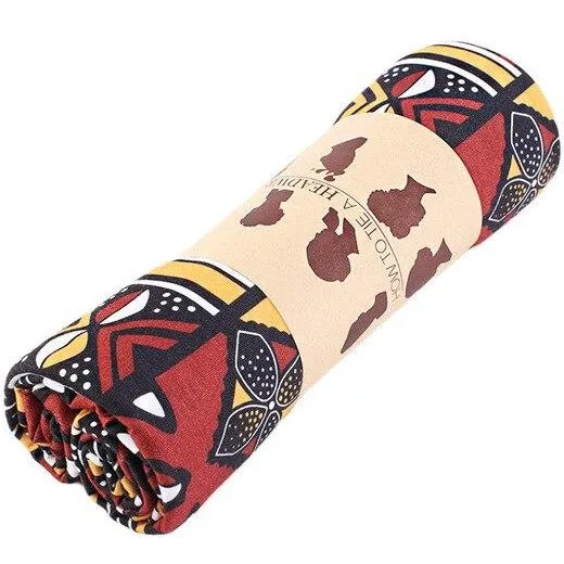 Foulard africain turban bazin – Image 5