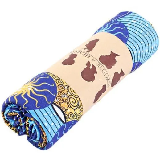 Foulard africain turban bazin – Image 3