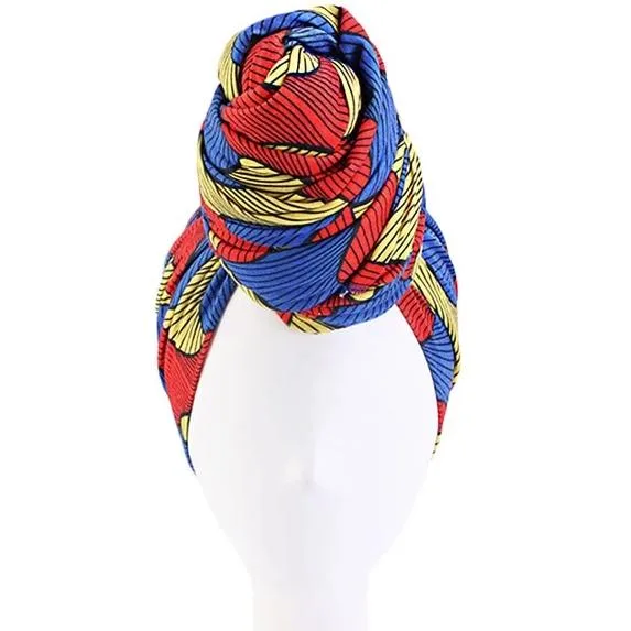 Foulard africain en tissu wax – Image 4