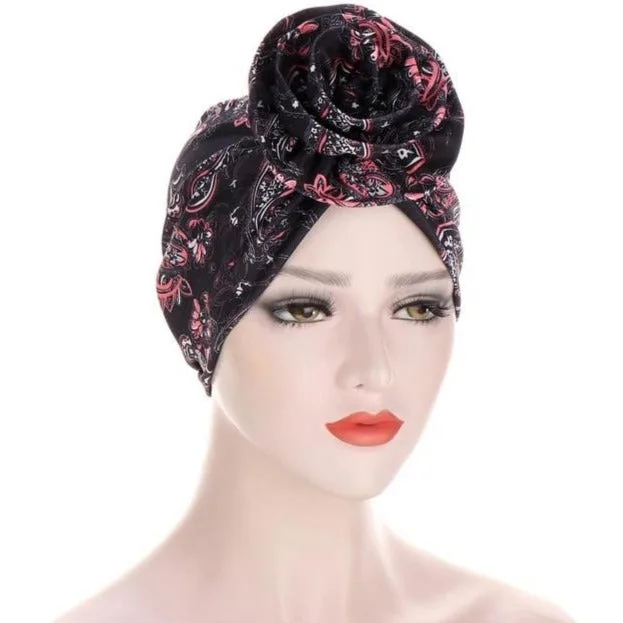Foulard africain turban préformé – Image 3