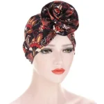 Foulard africain turban préformé