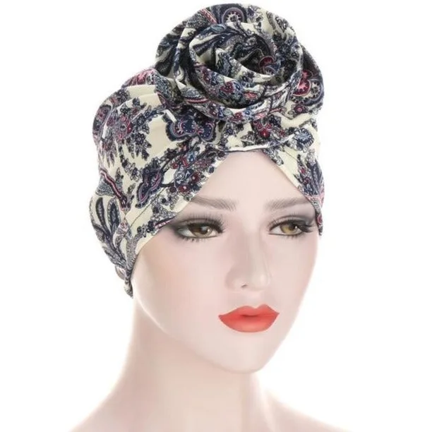 Foulard africain turban préformé – Image 4