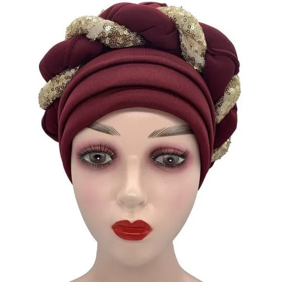 Foulard africain - Turban pour femme – Image 4