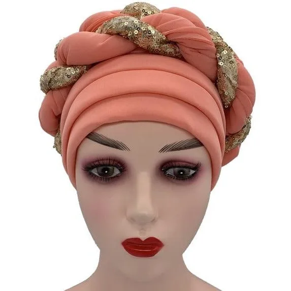 Foulard africain - Turban pour femme – Image 2