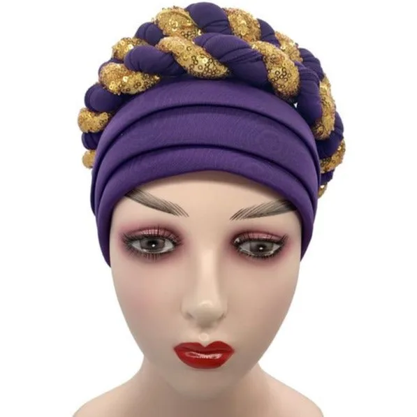 Foulard africain - Turban pour femme – Image 3