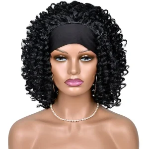Perruques afro et bandeau intégré