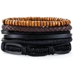Bracelets africains en trio de teintes