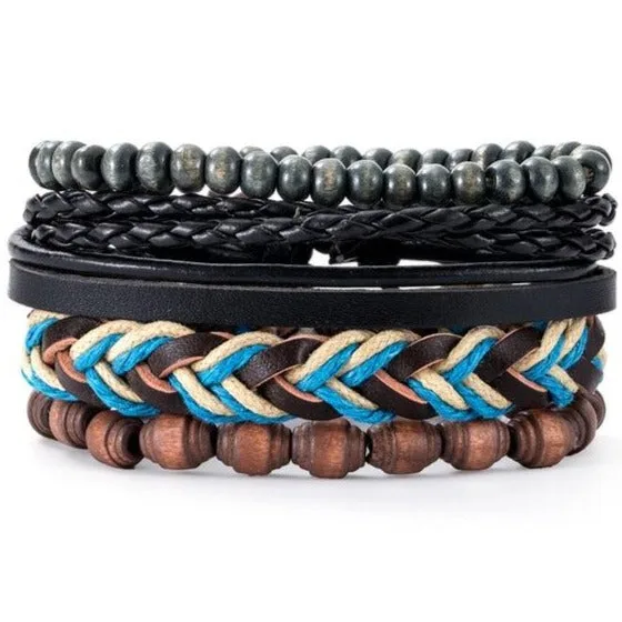 Ensemble de bracelets ethniques