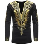 Chemises africaines pour homme dashiki à manches longues