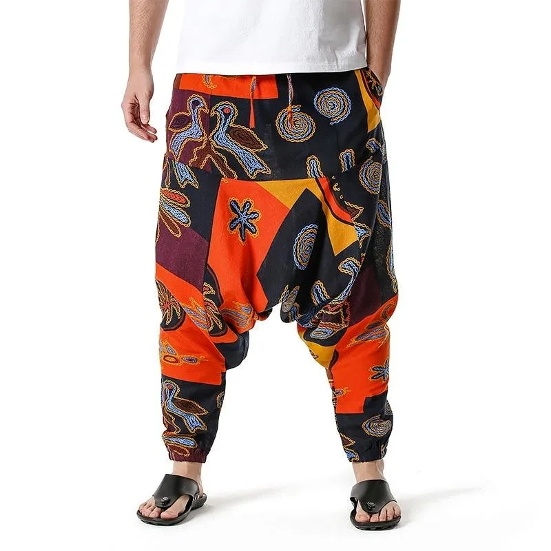 Pantalons africains hommes en toile – Image 2