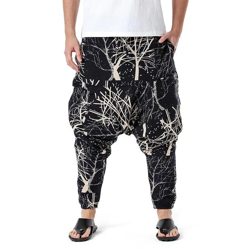 Pantalons africains hommes noir – Image 2