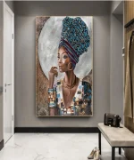 Tableaux africains traditionnels - Toile décorative africaine