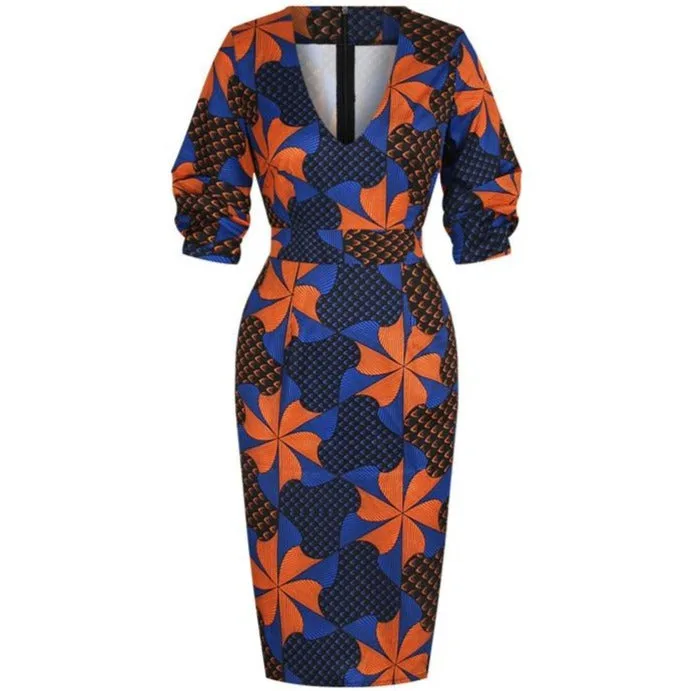 Robe africaine - Élégante longue moderne – Image 2