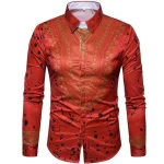 Chemises africaines pour homme dashiki asymétrique