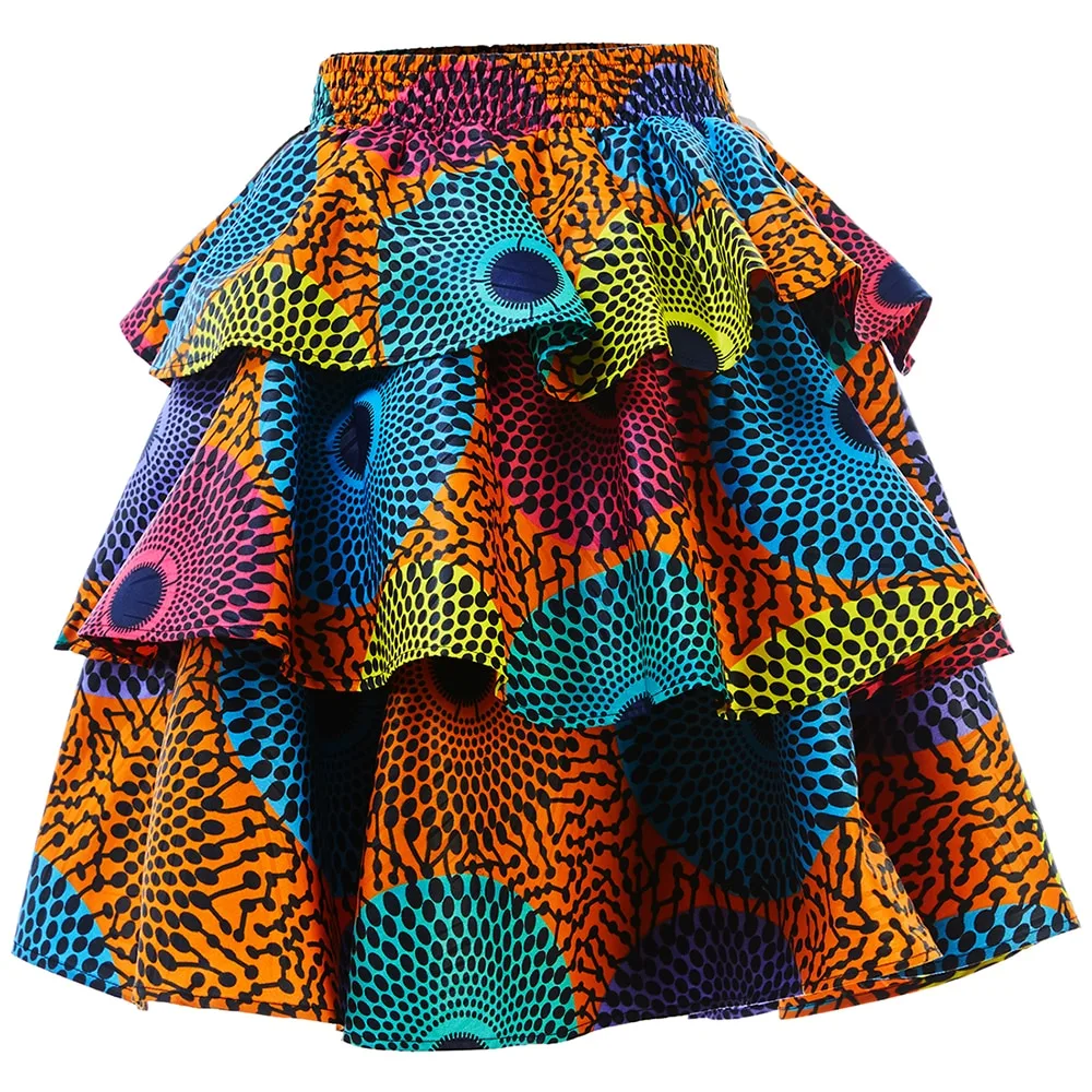 Jupes africaines légères et colorées