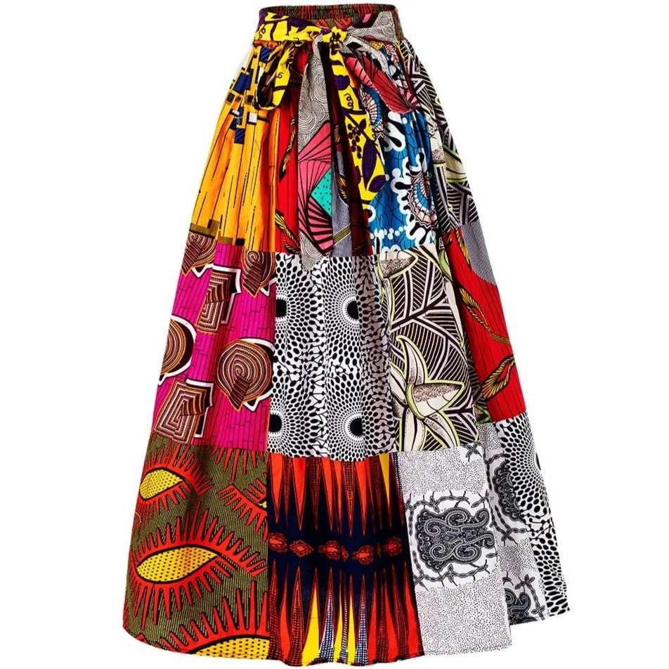 Jupes africaines en wax