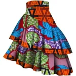 Jupes africaines taille haute courte
