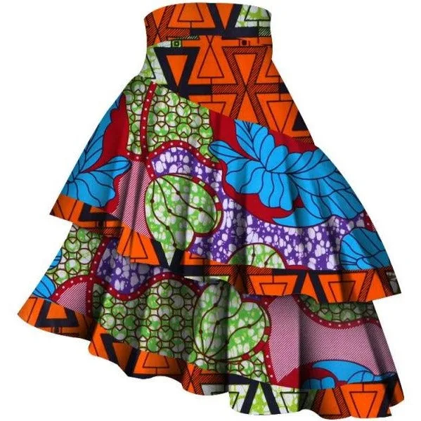 Jupes africaines taille haute courte