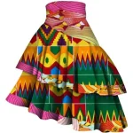 Jupes africaines à motifs pour femme