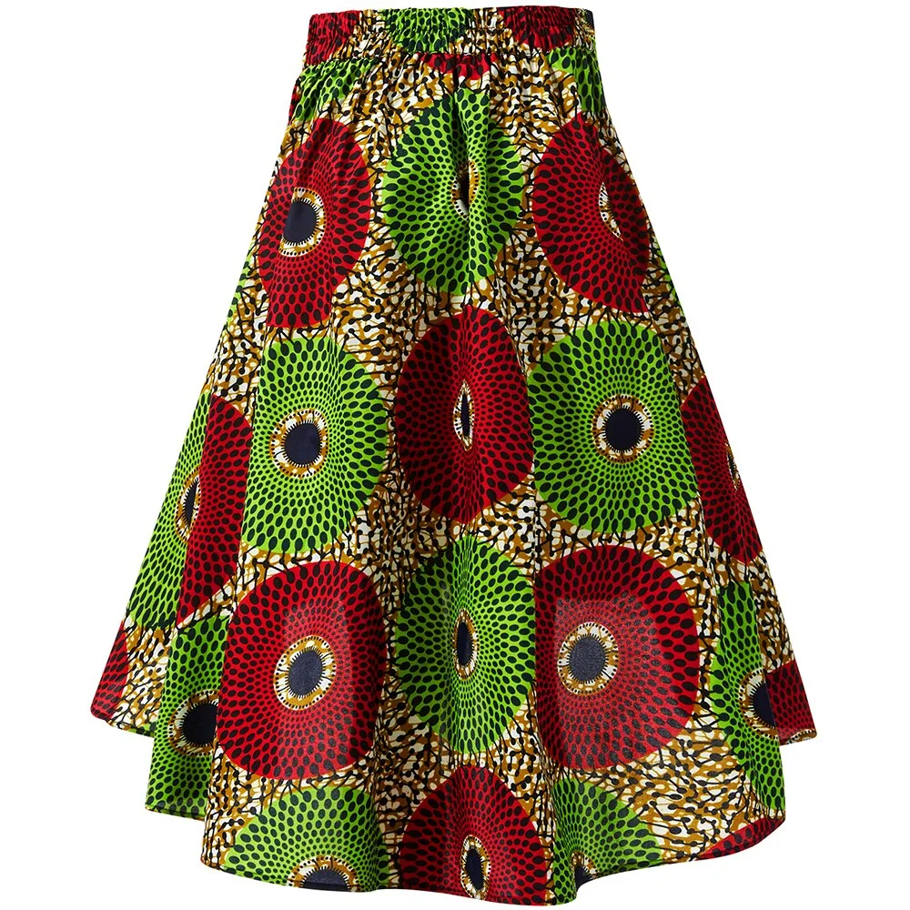 Jupes africaines en pagne traditionnel