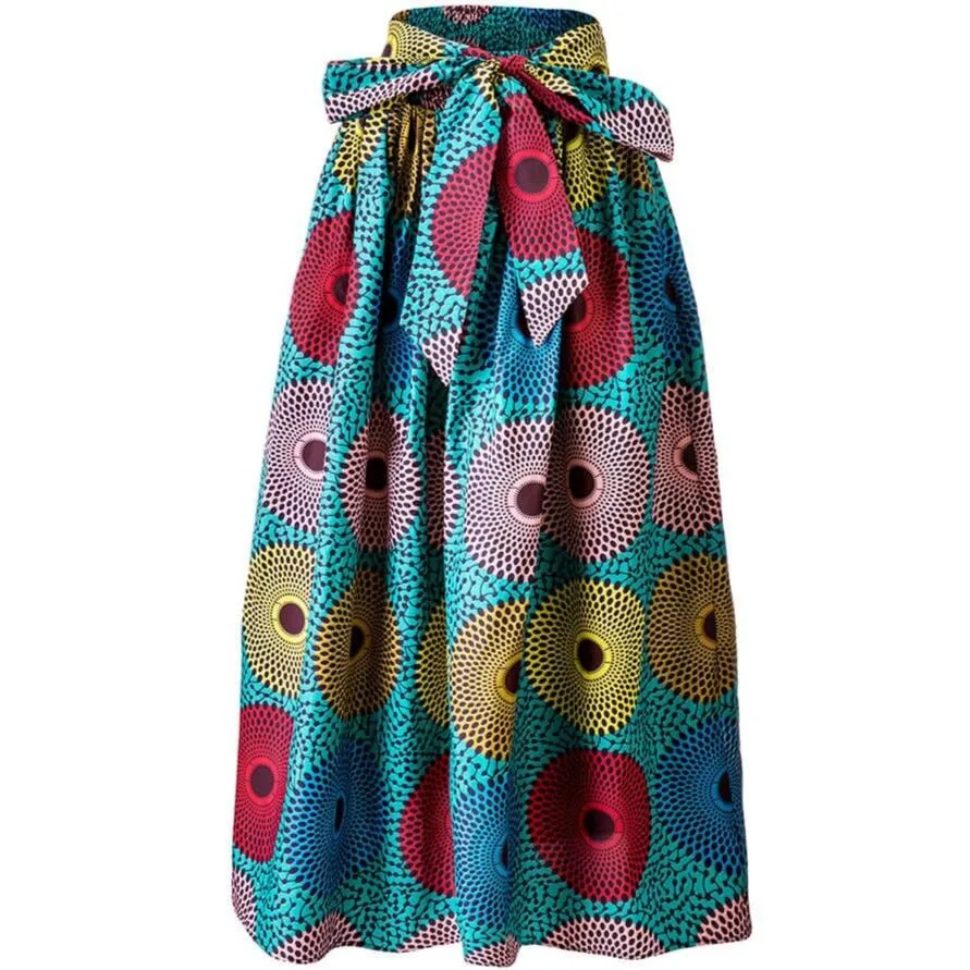 Jupes africaines maxi à taille haute – Image 2