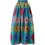 Jupes africaines maxi à taille haute