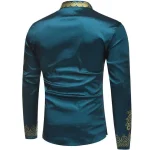 Chemises africaines pour homme dashiki vert