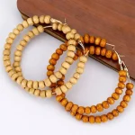 Boucles d'oreilles africaines petites créoles