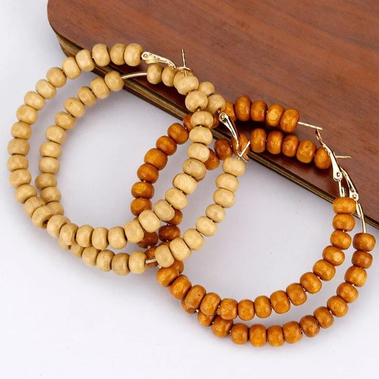 Boucles d'oreilles africaines petites créoles