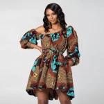 Robe africaine asymétrique